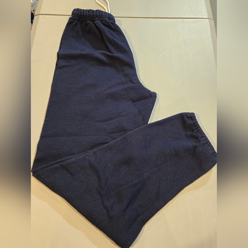 Jerzees NuBlend Navy Blue Sweatpants (7c6) - Picture 2 of 4